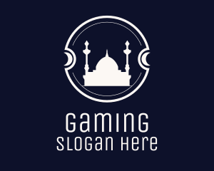 Islamic Mosque Badge Logo