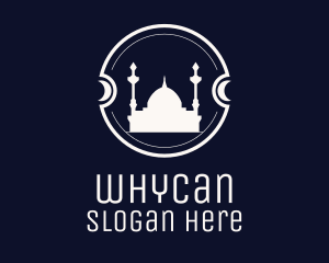 Islamic Mosque Badge Logo