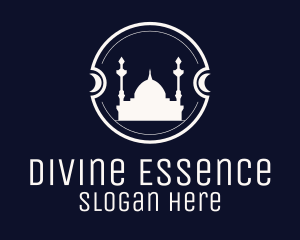 Allah - Islamic Mosque Badge logo design