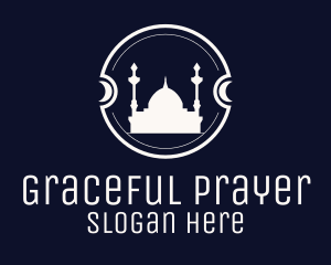 Islamic Mosque Badge logo design