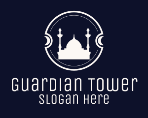 Islamic Mosque Badge logo design