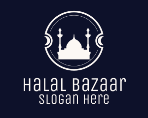 Islamic Mosque Badge logo design