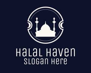 Islamic Mosque Badge logo design