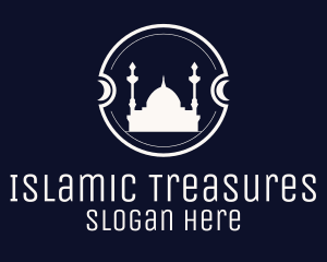 Islamic Mosque Badge logo design