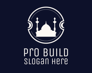 Islamic Mosque Badge logo design