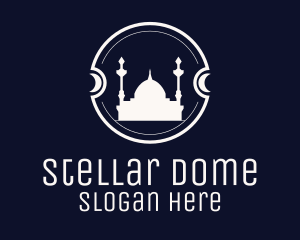 Islamic Mosque Badge logo design