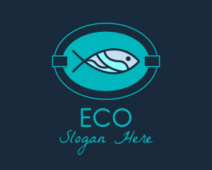 Fish Restaurant Signage Logo