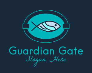 Fish Restaurant Signage Logo