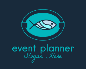 Fish Restaurant Signage Logo