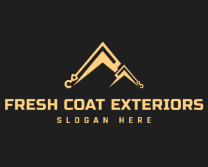 Exterior - Crane Hook Mountain logo design