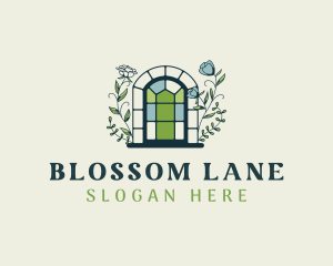 Flowers - Flower Window Landscaping logo design