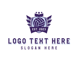 Sport - Volleyball Varsity Team logo design