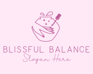 Nail Polish Salon logo design