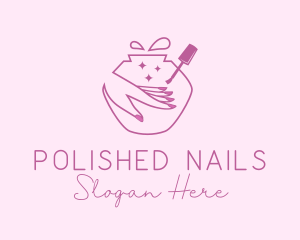 Nail Polish Salon logo design