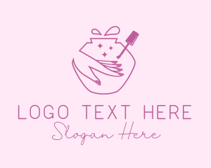 Nail Polish Salon Logo