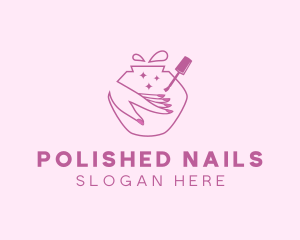 Nail Polish Salon logo design