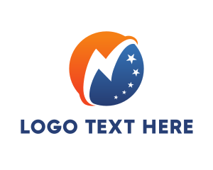 App - Thunder Globe Stars logo design