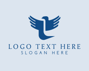 Religious Bird Letter T logo design