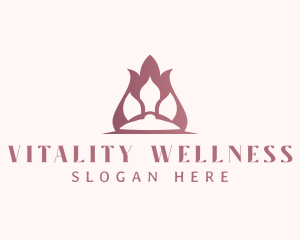 Wellness Lotus Massage logo design