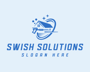 Swish - House Pressure Washer Cleaning logo design