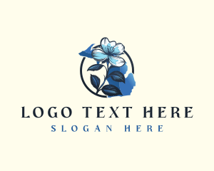 Peach Blossom - Flower Petal Blossom logo design