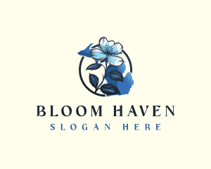 Flower Petal Blossom logo design