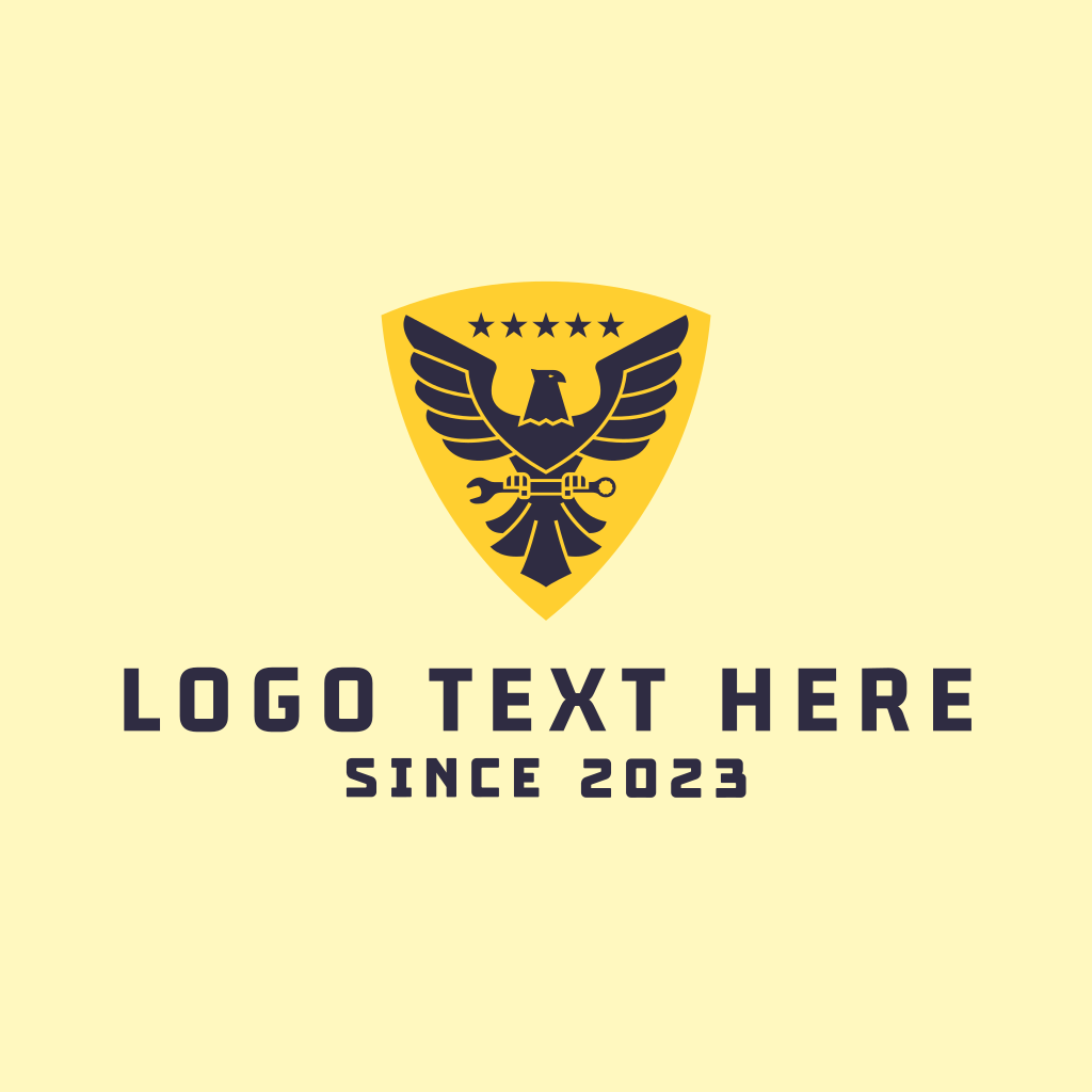 Shield Eagle Wrench Logo | BrandCrowd Logo Maker