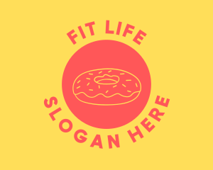 Doughnut Donut Circle Logo