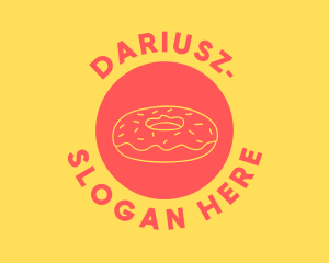 Doughnut Donut Circle Logo