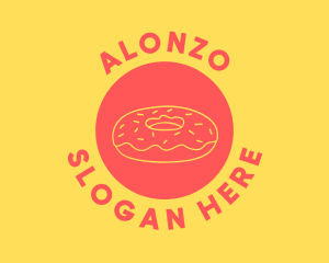 Doughnut Donut Baking logo design