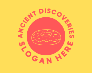 Doughnut Donut Baking logo design