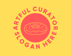 Doughnut Donut Baking logo design