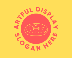 Doughnut Donut Baking logo design