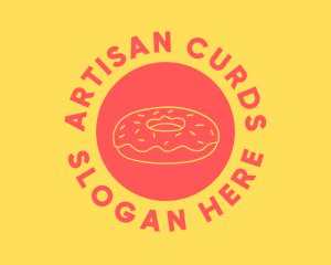 Doughnut Donut Baking logo design