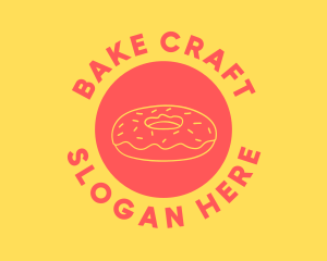 Doughnut Donut Baking logo design