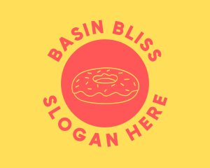 Doughnut Donut Baking logo design