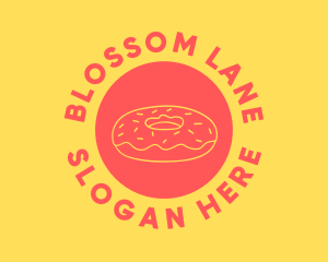 Doughnut Donut Baking logo design