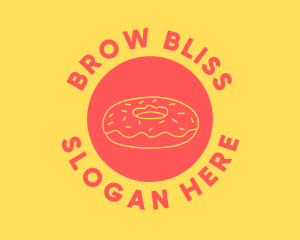 Doughnut Donut Baking logo design