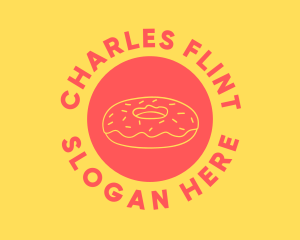 Doughnut Donut Baking logo design