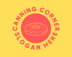 Doughnut Donut Baking logo design