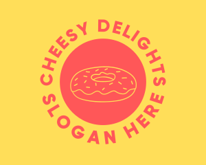 Doughnut Donut Baking logo design