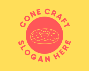 Doughnut Donut Baking logo design