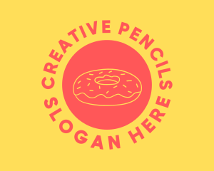 Doughnut Donut Baking logo design