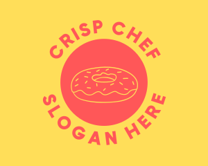 Doughnut Donut Baking logo design