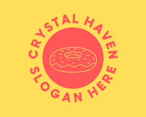 Doughnut Donut Baking logo design