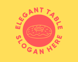 Doughnut Donut Baking logo design