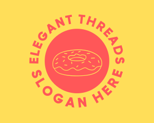 Doughnut Donut Baking logo design