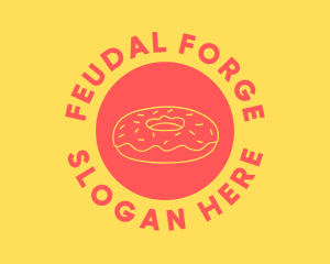 Doughnut Donut Baking logo design