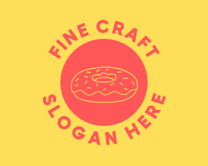 Doughnut Donut Baking logo design