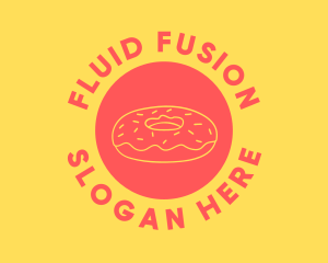 Doughnut Donut Baking logo design